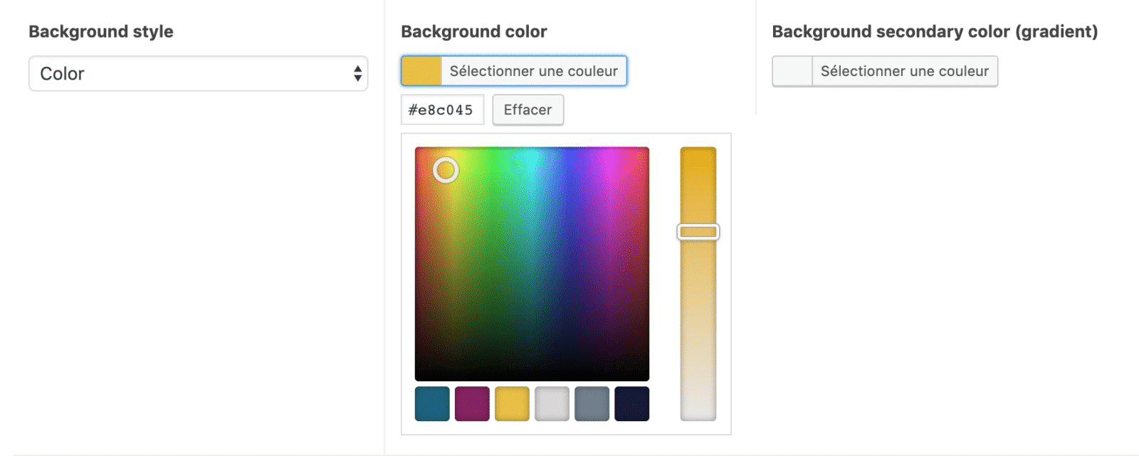 Couleurs primaires et secondaires